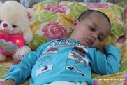 Пострадавший от падения телевизора 4-летний Ислам Катаев потерял зрение