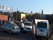 Бензовоз врезался в автобус с пассажирами на перекрестке в Алматы