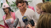 Рафаэль Надаль подарил Нурсултану Назарбаеву свою ракетку