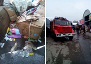 Новый пожар на барахолке произошел в Алматы
