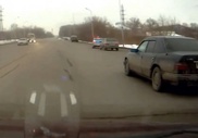 Полицейский автомобиль провоцировал ДТП в Караганде