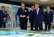 Назарбаев ознакомился с реализацией инфраструктурных проектов Астаны