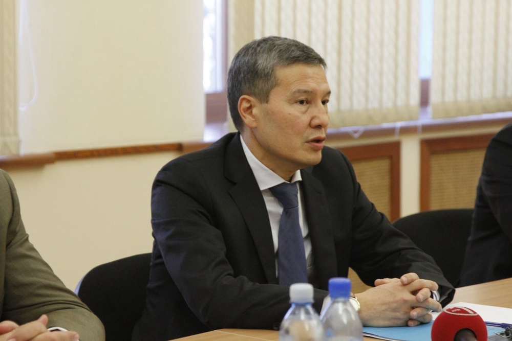 Заместитель председателя Комитета гражданской авиации (КГА) Серик Мухтыбаев. 
