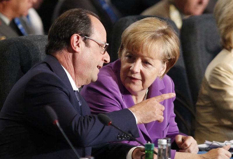 Олланд и Меркель. ©Reuters