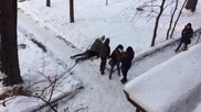 Драку девушек в Алматы сняли на видео