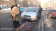 Автолюбитель сбил пешехода и умер от стресса в Алматы