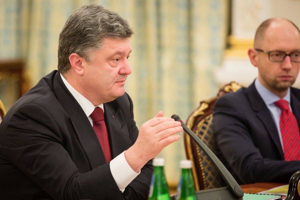 Петр Порошенко на заседании СНБО. © president.gov.ua