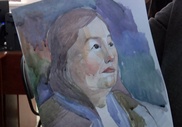 В ЦОНах Алматы и Астаны рисовали портреты клиентов
