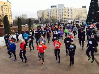 Сотни алматинцев приняли участие в беговом флешмобе