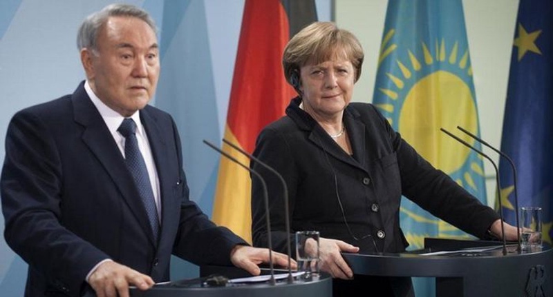 Нурсултан Назарбаев и Ангела Меркель. © dw.de