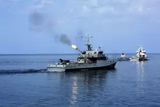 ВМС Казахстана впервые участвуют в международном морском биатлоне