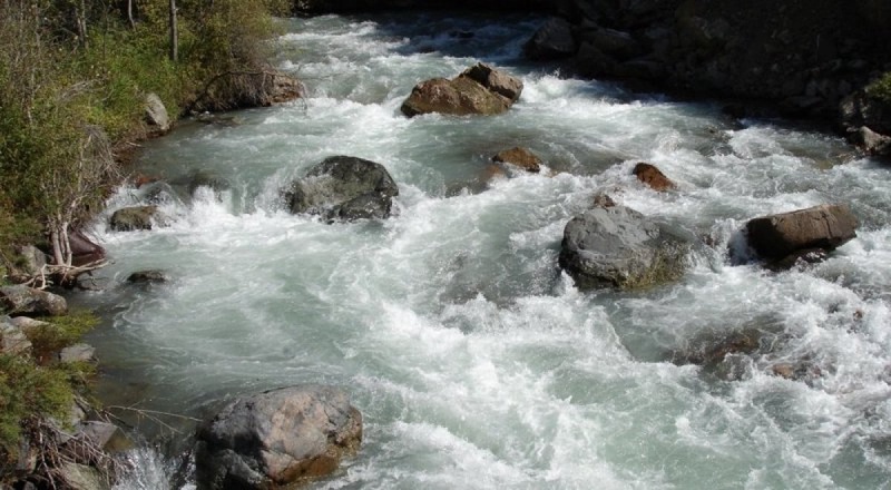 Река Малая Алматинка в урочище Медео. Фото ©wikimedia.org