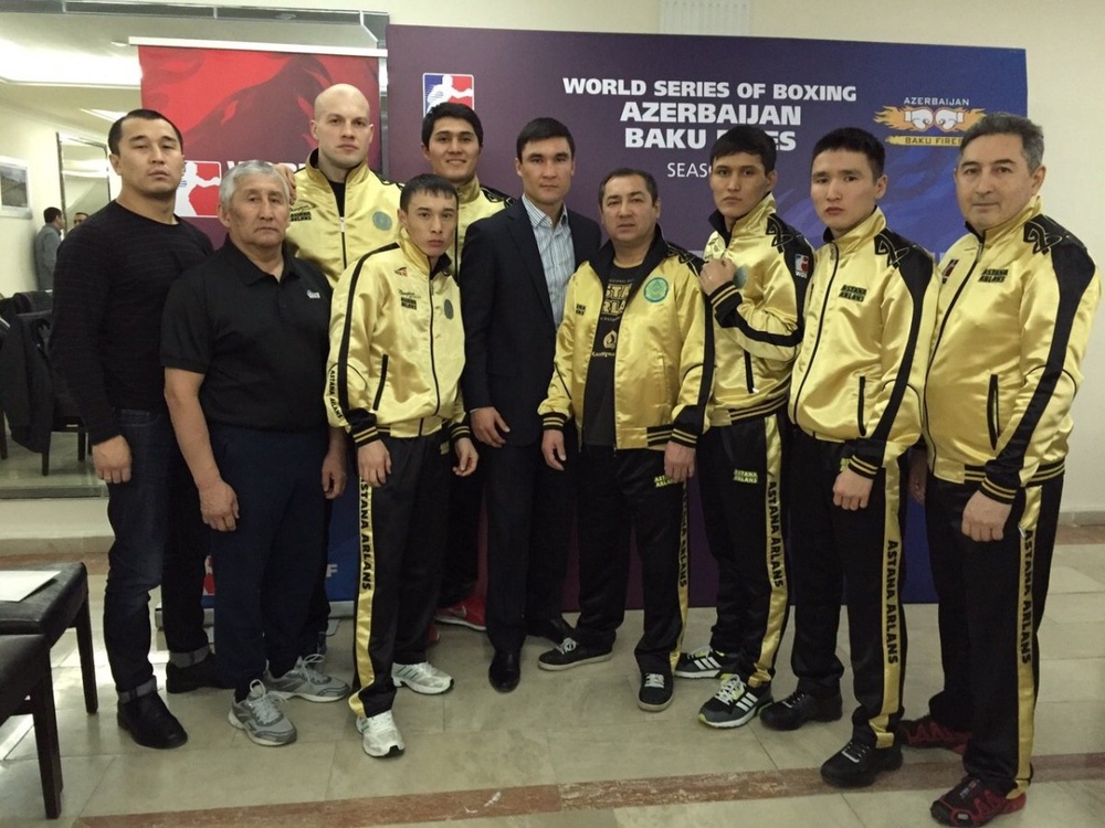 Боксеры и тренеры команды "Астана Арланс". © vk.com/astana_arlans