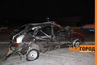 ДТП в Уральске: Легковое авто попало под поезд