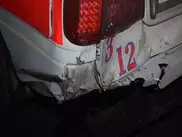 Автомобиль "скорой помощи" попал в ДТП в Алматы