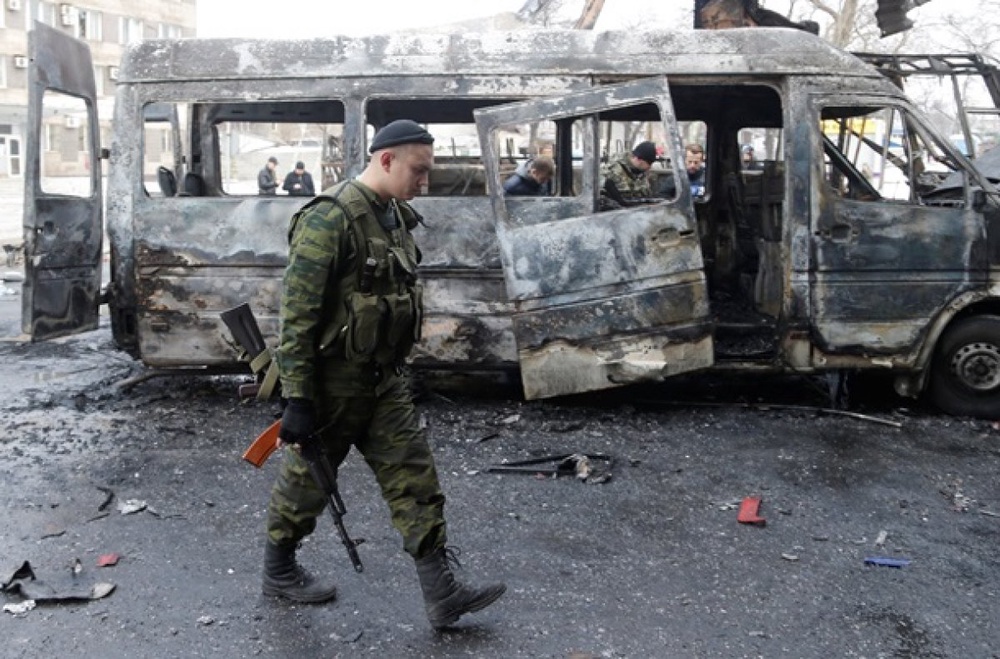 Последствия обстрела Донецка. © korrespondent.net