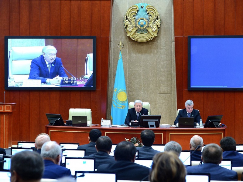 Заседание Мажилиса. Фото со страницы Мажилиса Парламента Республики Казахстан в Facebook.com