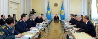 Назарбаев провел заседание Совета безопасности
