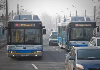Автобусы Алматы получат отдельные полосы для движения к 2017 году