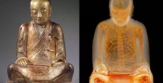 В тысячелетней статуе Будды найдена мумия монаха