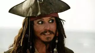 Джонни Депп повредил руку на съемках фильма "Пираты Карибского моря"