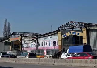 В Алматы сносят рынок "Евразия"