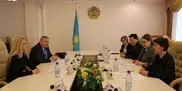 Вера Брежнева встретилась с министром здравоохранения Казахстана