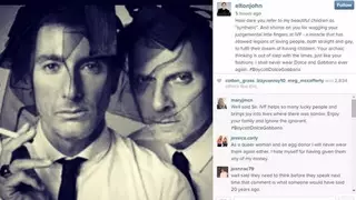 Элтон Джон обиделся на создателей Dolce & Gabbana