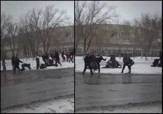 Полиция разыскивает участников массовой драки возле Ледового дворца Темиртау