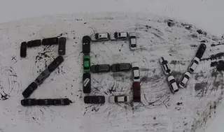 Автомобилисты Астаны оригинальным способом призвали казахстанцев к участию в выборах