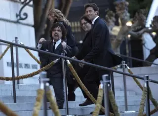 Звезды сериала "Игра престолов" на премьере пятого сезона