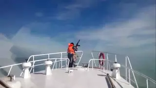 В Каспийском море произошла погоня со стрельбой