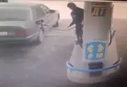 Случай на автозаправке в Казахстане
