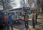 Стали известны подробности ДТП в Алматы возле супермаркета "Ресей"