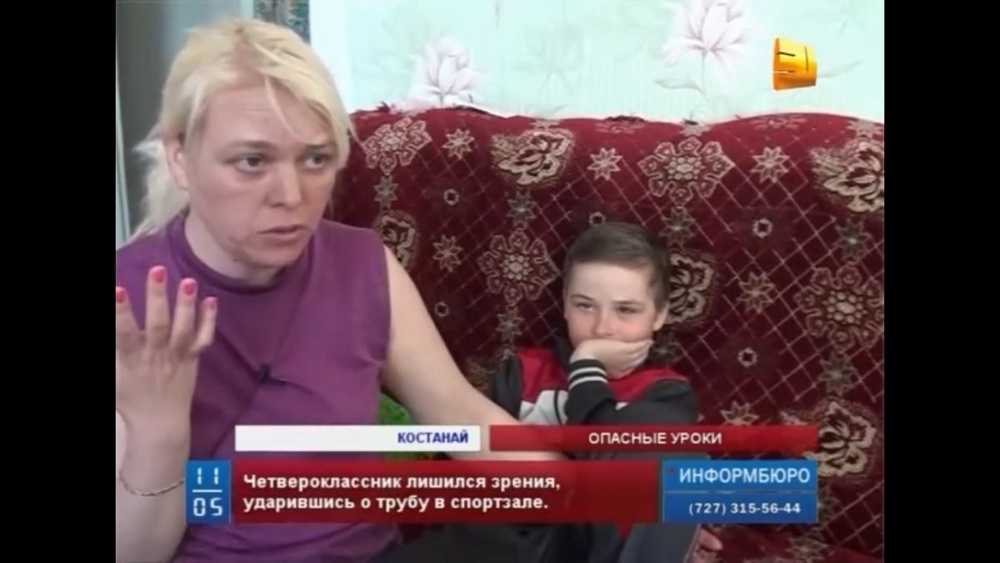 Светлана Генинг с сыном Христьяном. Кадр "31 канала"