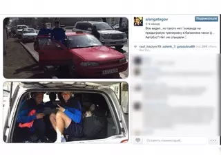 Футболисты "Иртыша" добирались на тренировку перед матчем с ФК "Кайрат" на такси