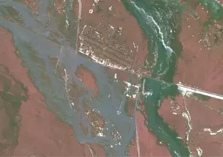 Паводки в Карагандинской области сфотографировали со спутника