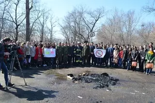В Петропавловске "сожгли коррупцию"