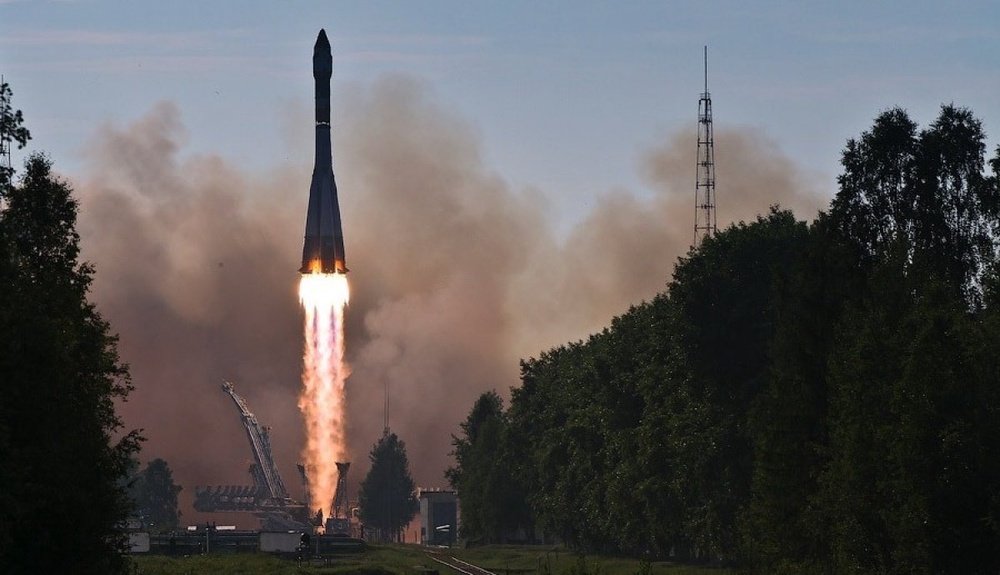 Пуск ракеты с космодрома "Плесецк". © macos.livejournal.com
