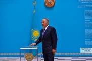 Назарбаев проголосовал на президентских выборах