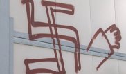 Полиция Актобе разыскивает автора рисунка с фашистской свастикой на мосту