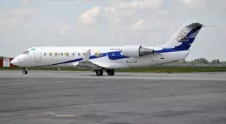 Самолет SCAT выкатился на боковую полосу во время посадки в Усть-Каменогорске