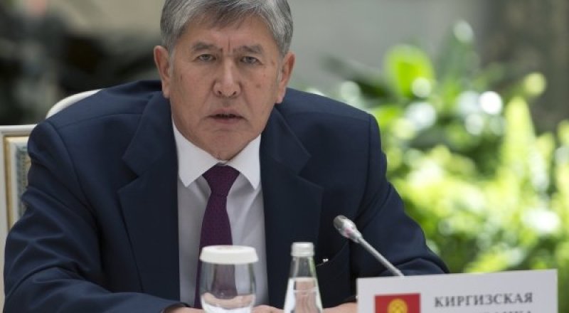 Алмазбек Атамбаев на заседании Высшего Евразийского экономического совета в Кремле. Фото ©РИА Новости