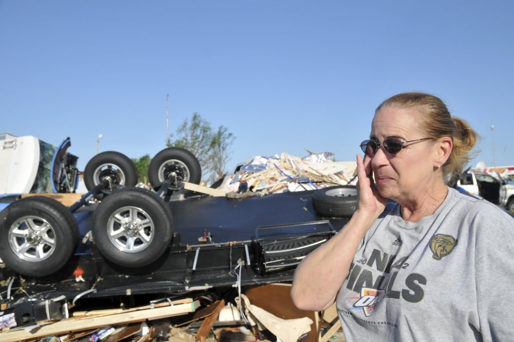 Последствия торнадо в штате Оклахома. Фото ©Reuters