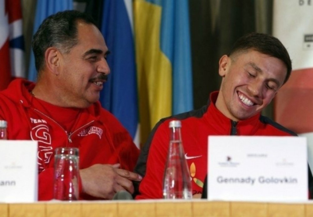 Абель Санчес и Геннадий Головкин. Фото с сайта boxingscene.com