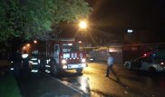Автомобиль протаранил газовую трубу на улице в Алматы