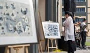 В Алматы открылся "Двор искусств" под открытым небом