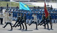 На репетиции к параду Победы в Астане ушло 488 часов