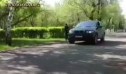 За "прогулку" в парке на BMW X5 девушку оштрафовали в Караганде