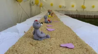 Самый длинный торт испекли в Астане